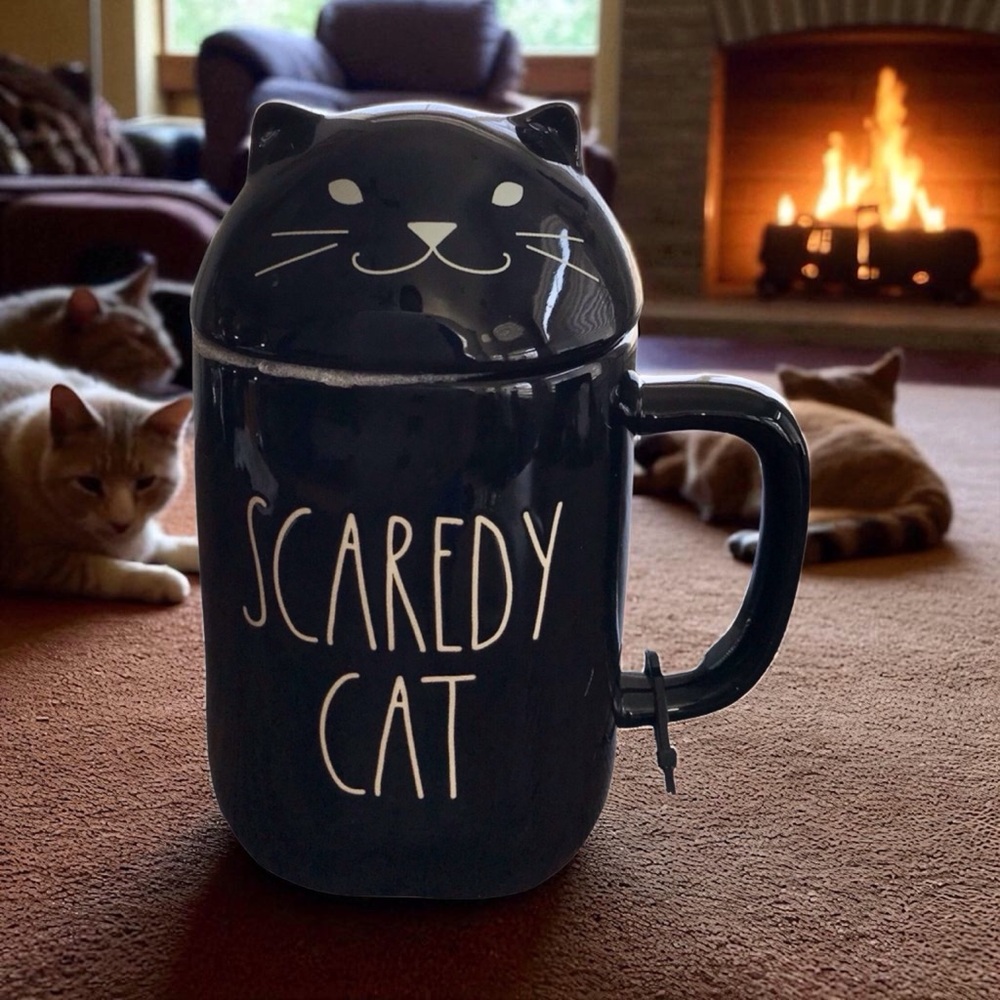 🆕Rae Dunn Scaredy Cat Decor Mug